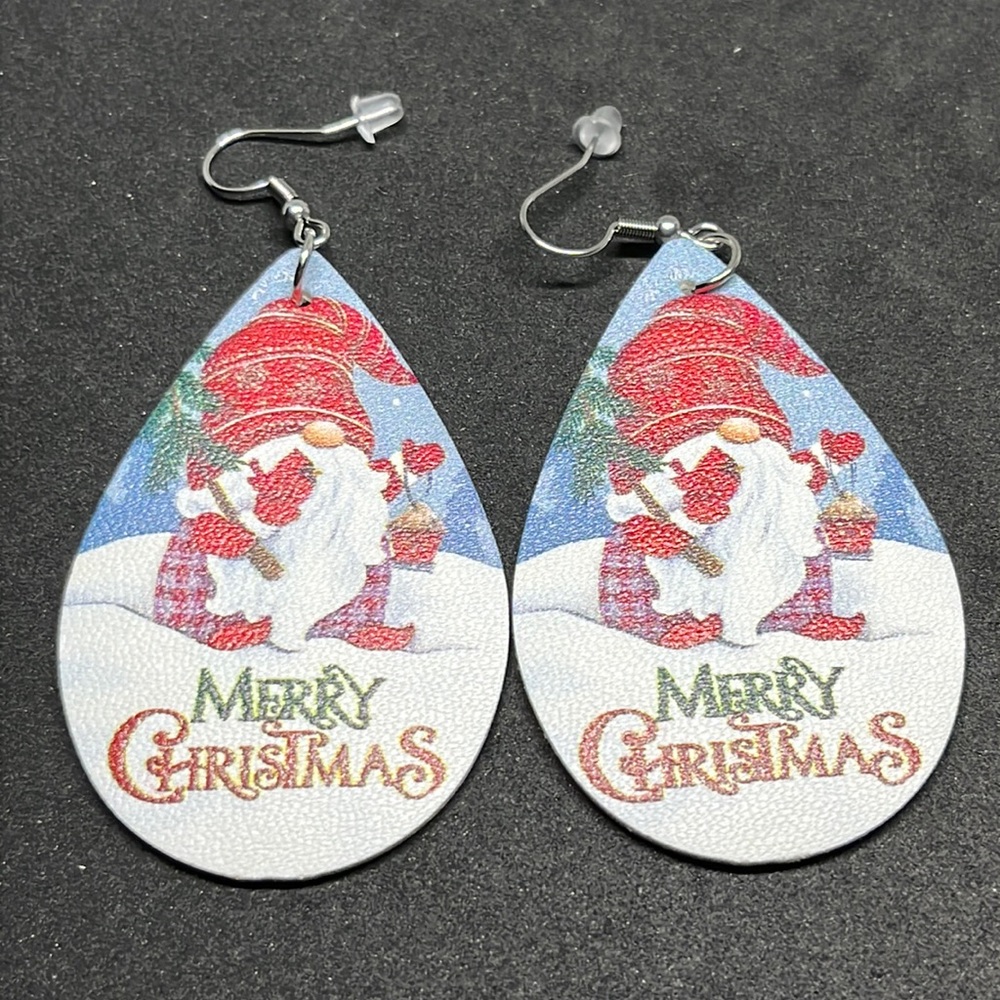 Earrings Christmas Gnome